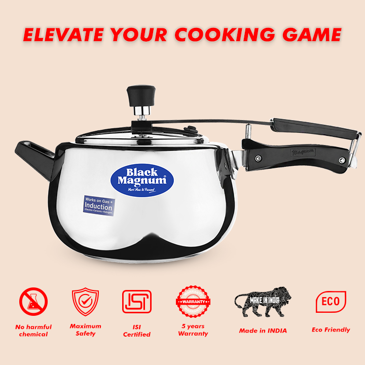 Stainless Steel Handi Pressure Cooker