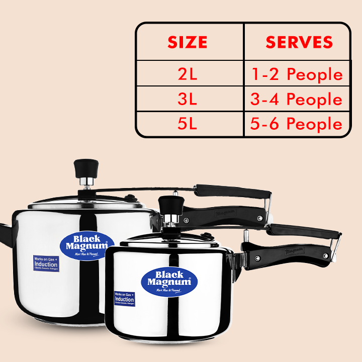 Stainless Steel Regular Pressure Cooker
