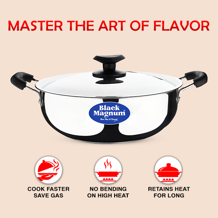 Stainless Steel Deep Kadai
