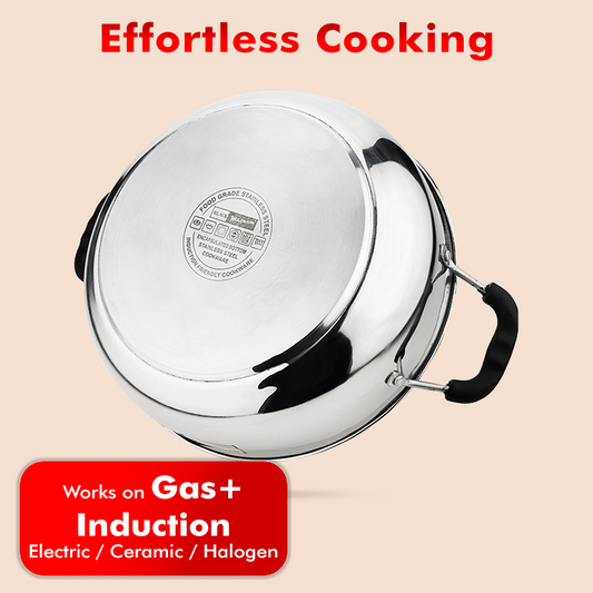 Stainless Steel Deep Kadai