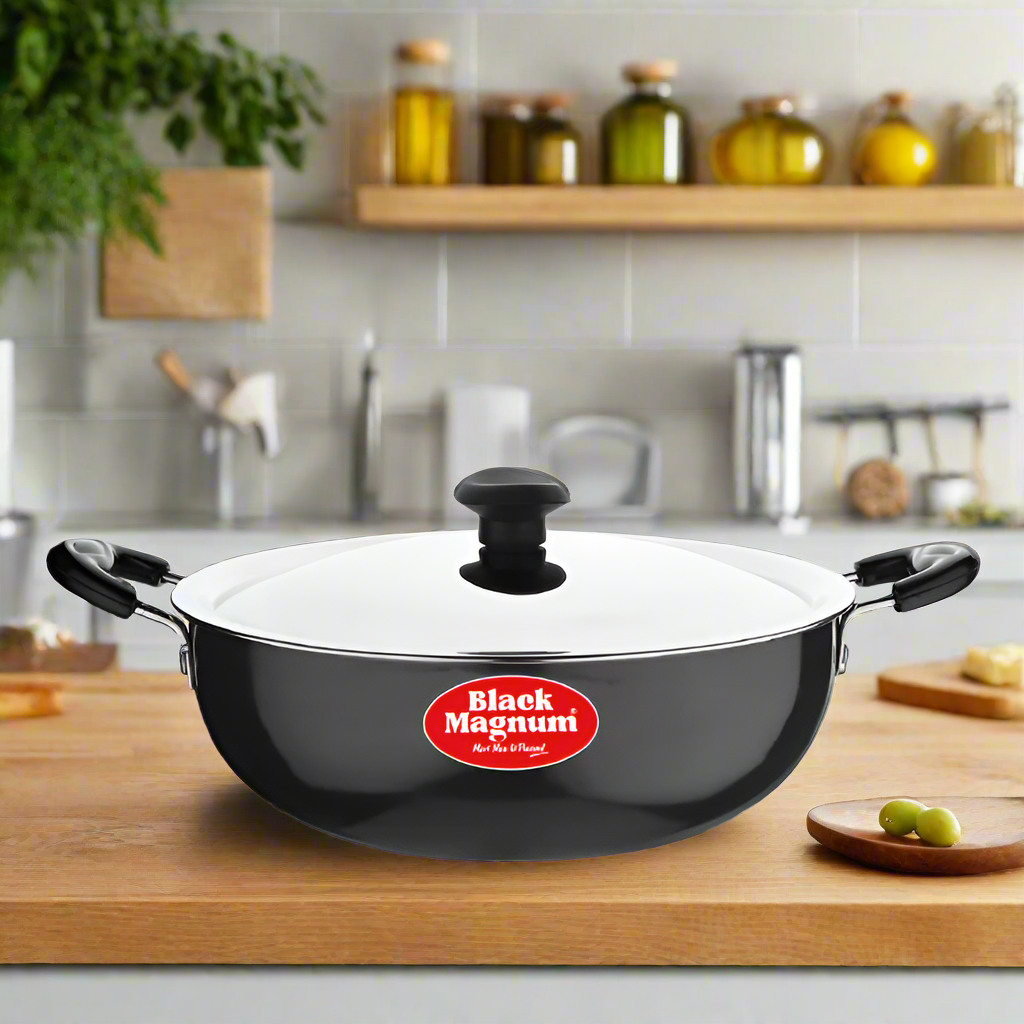 Hard Anodized Deep Kadhai