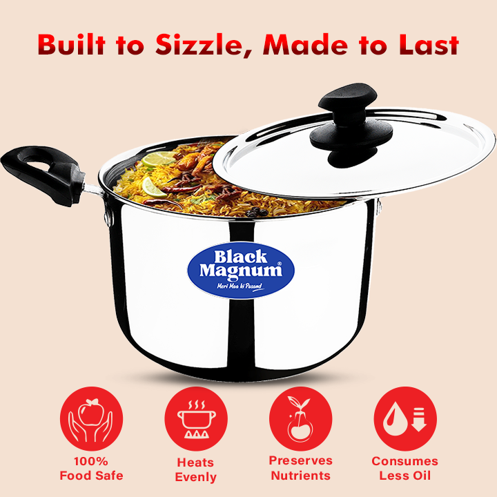 Stainless Steel Stewpan