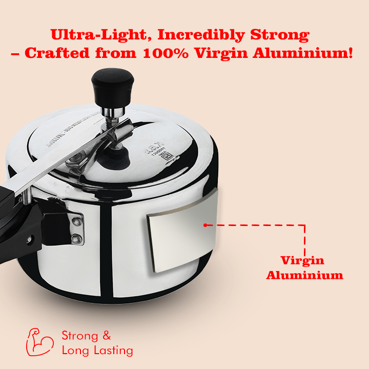 Aluminium Regular Pressure Cooker