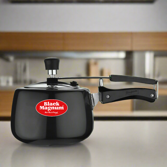 Hard Anodized Handi Pressure Cooker With Stainless Steel Lid