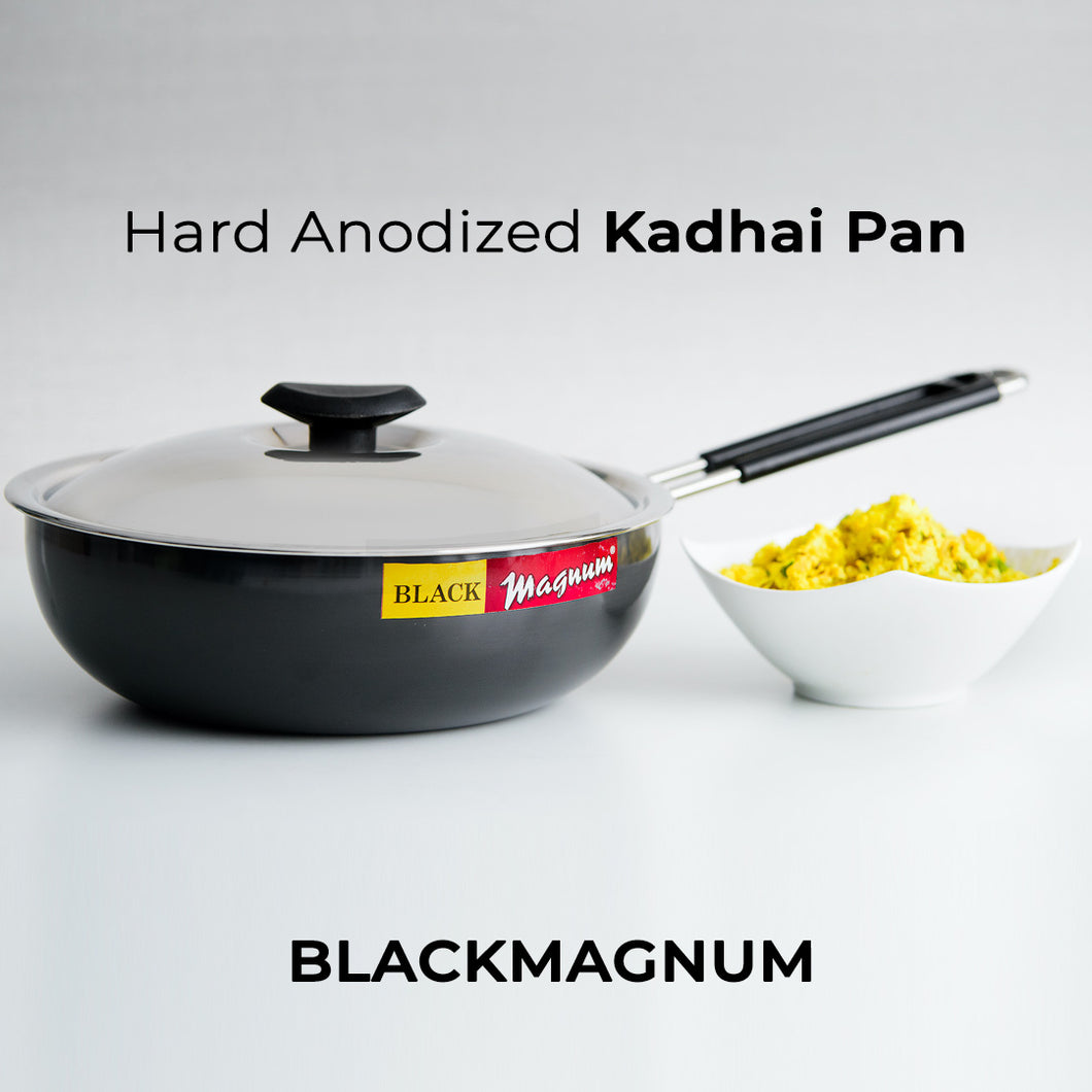 Hard Anodized Kadhai Pan