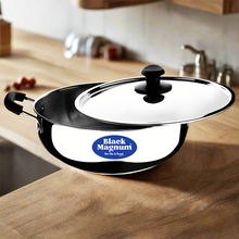 Load image into Gallery viewer, Stainless Steel Deep Kadai

