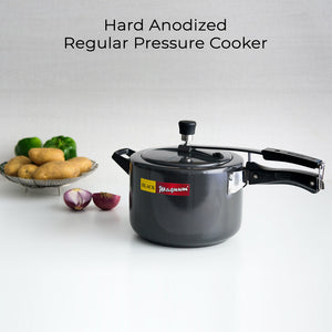 Hard Anodized Regular Pressure Cooker