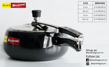 Load image into Gallery viewer, Hard Anodized Handi Pressure Cooker With Stainless Steel Lid
