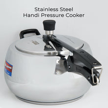 Load image into Gallery viewer, Stainless Steel Handi Pressure Cooker
